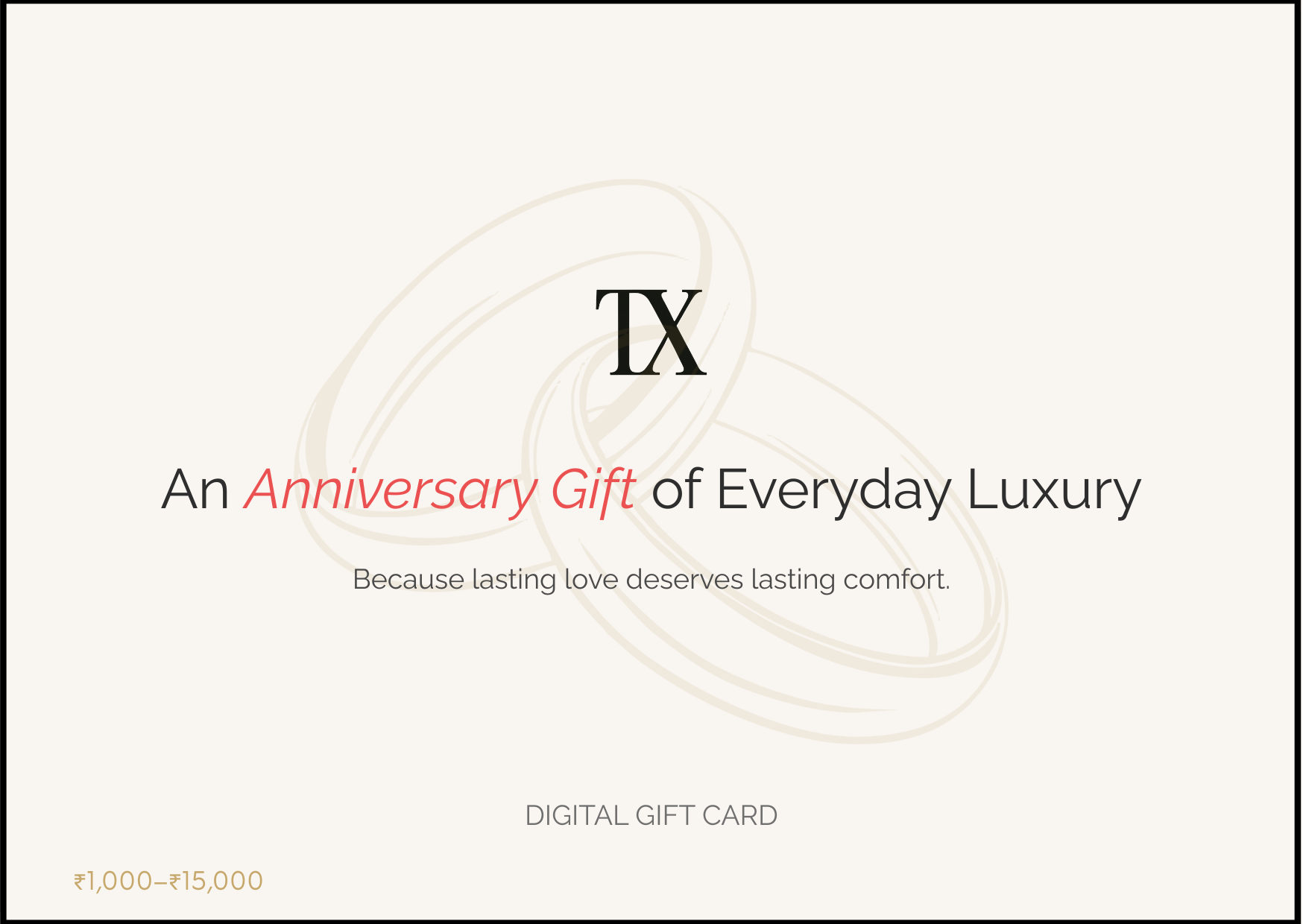 Texaura Anniversary Gift Card