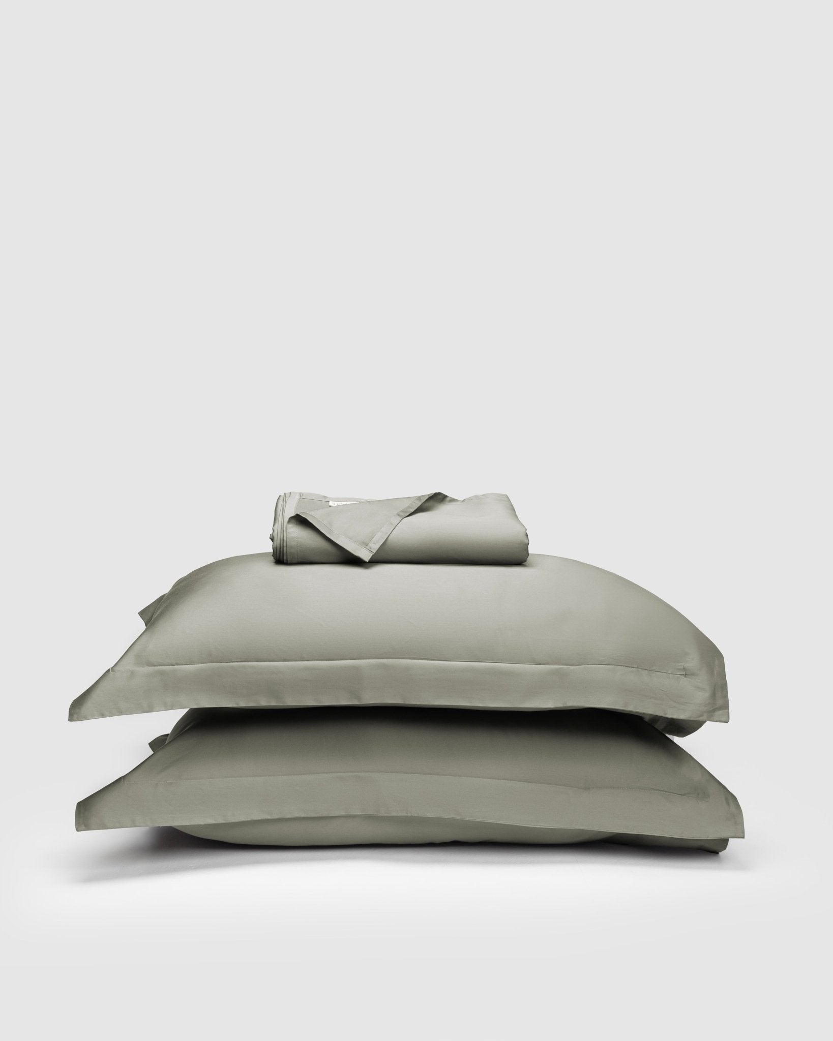 Quintessential Flat Sheet Pebble Green - Texaura