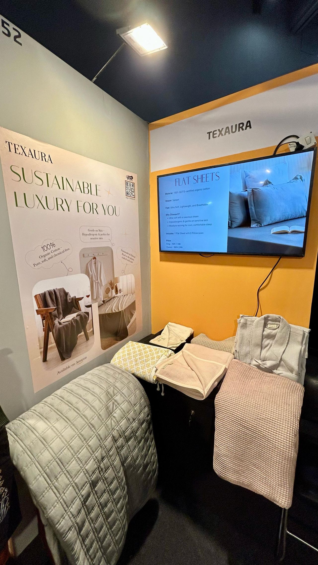 Texaura booth at Startup Mahakumbh 2025 in Delhi
