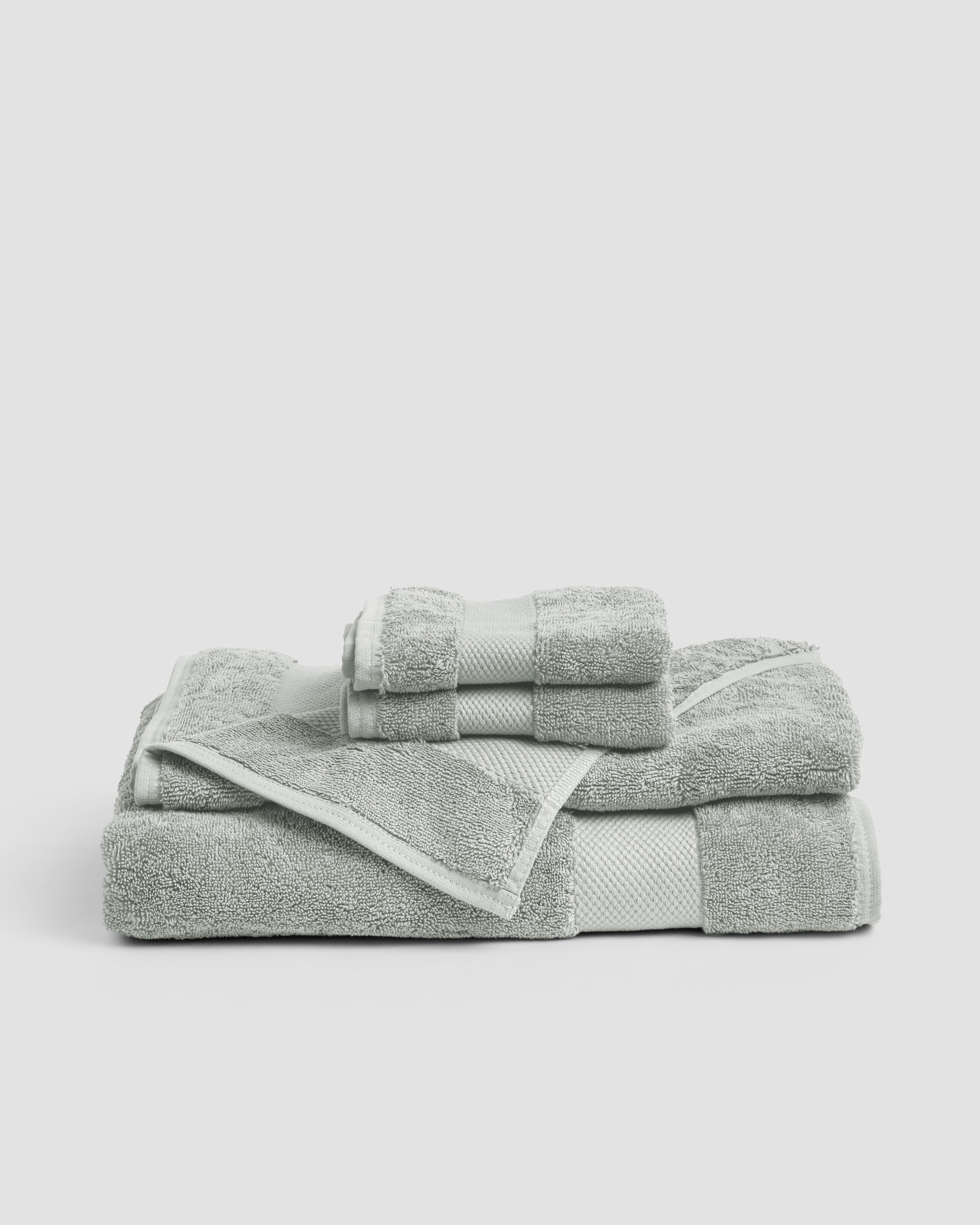 Texaura Organic Towel Pebble Green