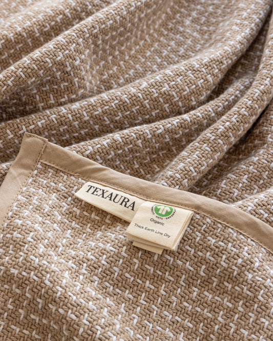 Organic Pick Stitch Throw - Texaura 