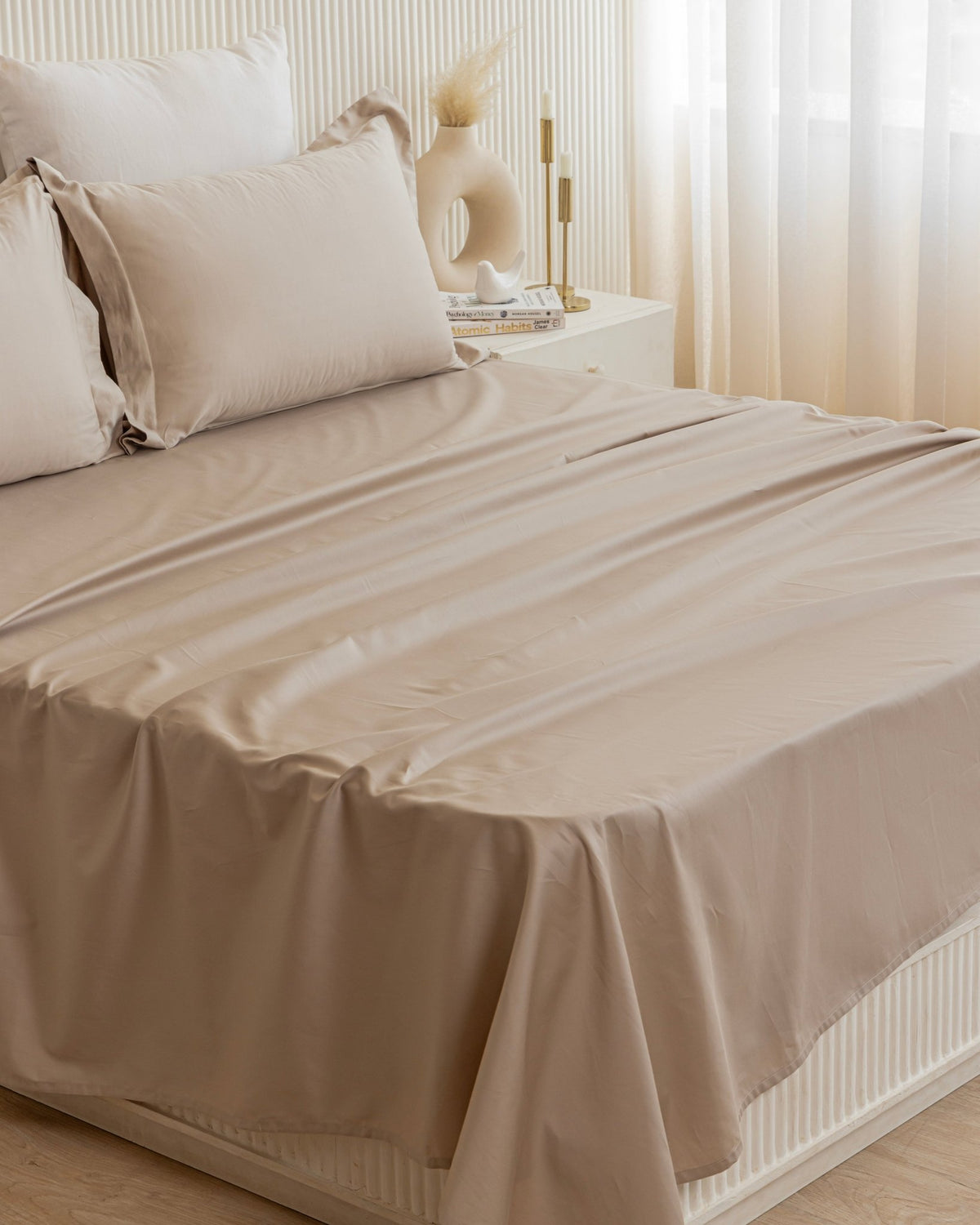 Texaura organic flat sheet — luxury hotel bed linen