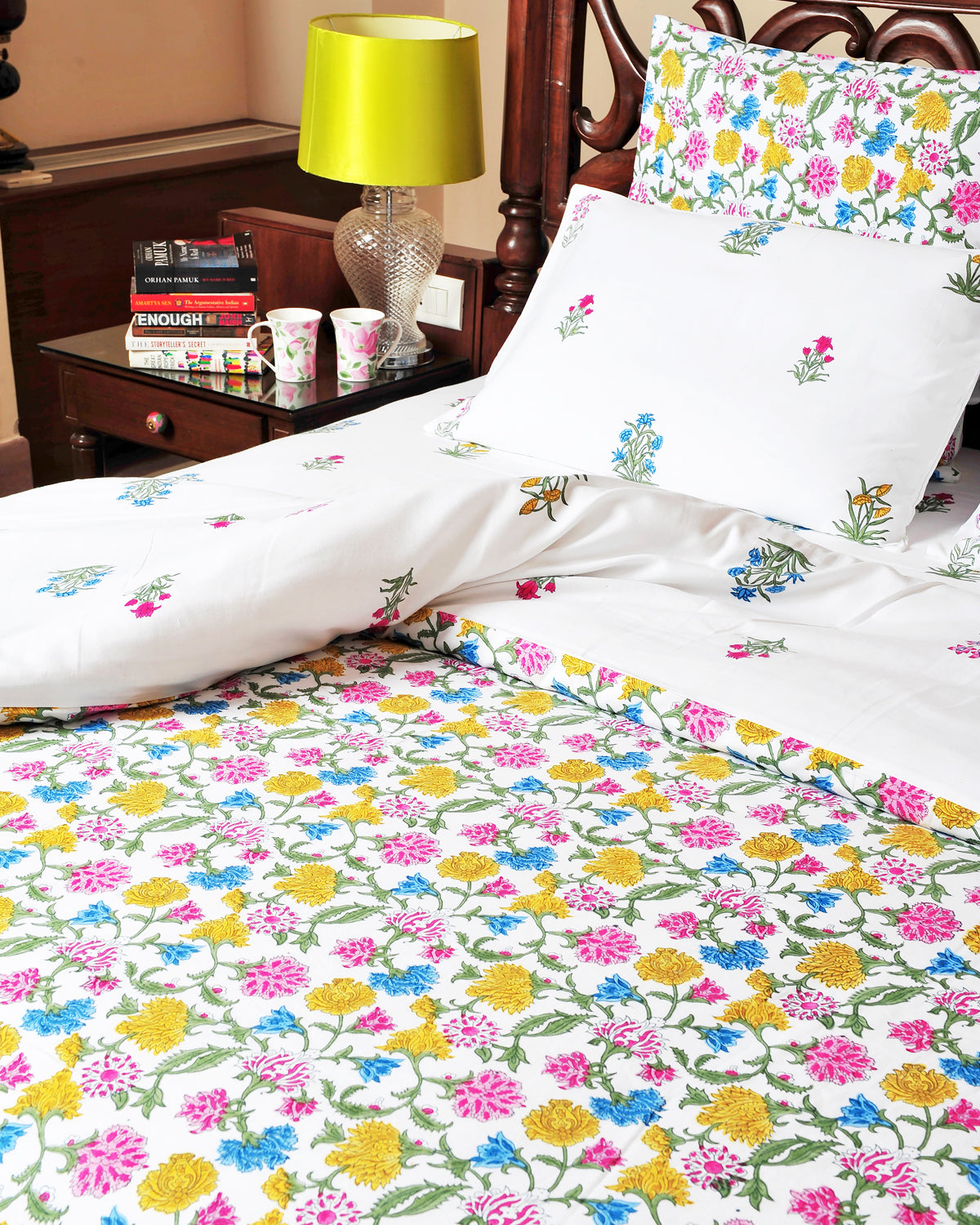 Gardenia Duvet Cover Set – The Jaipur Collection - Texaura