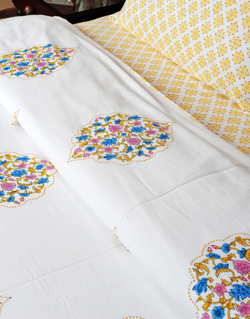 Trellis Buta Duvet Cover Set – The Jaipur Collection - Texaura
