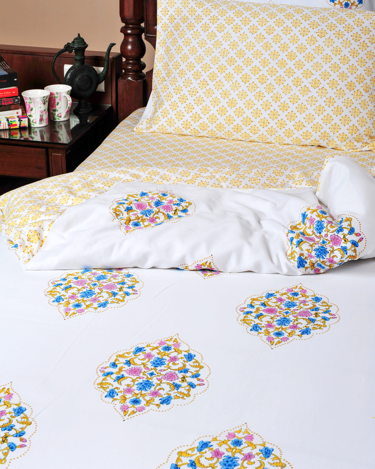 Trellis Buta Duvet Cover Set – The Jaipur Collection - Texaura